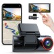 Campark C350 4K+1080P WIFI Front And Rear USB Charging Dash Cam With 3.16"  IPS Touchscreen