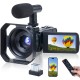 Campark AC08 3'' 4K 16 X Zoom Wifi Camcorder Video Camera With Microphone