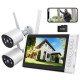 Campark SC01 1080P 2PCS Wireless Security Camera with 7" LCD Monitor And 32GB SD Card