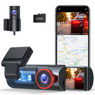 Campark DC06 4K Dash Camera 3.16'' Touch SCreen Inside WiFi GPS Dual Dashcams Front and Rear, with 64GB Memory Card Campark DC06 4K Dash Camera 3.16'' Touch SCreen Inside WiFi GPS Dual Dashcams Front and Rear, with 64GB Memory Card