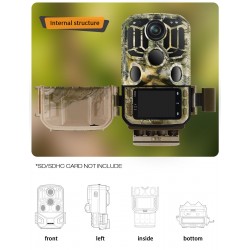 Campark H80 20MP 1296P Wifi Trail Camera with Night Vision Motion Activated for Wildlife Campark H80 20MP 1296P Wifi Trail Camera with Night Vision Motion Activated for Wildlife