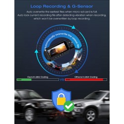 Campark CE67A/DC13 4K Front and Inside With WiFi GPS Dual Dash Camera Campark CE67A/DC13 4K Front and Inside With WiFi GPS Dual Dash Camera