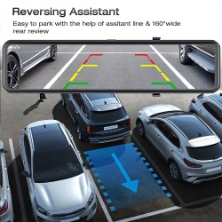 Campark CE80B 4K 12" Full Touch Screen Voice Control Mirror Dash Camera (Out of stock in Canada) Campark CE80B 4K 12" Full Touch Screen Voice Control Mirror Dash Camera (Out of stock in Canada)