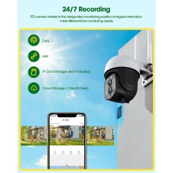 Campark SC09 4MP Wireless 10x Hybrid Zoom 360° PTZ Outdoor Security Camera Campark SC09 4MP Wireless 10x Hybrid Zoom 360° PTZ Outdoor Security Camera
