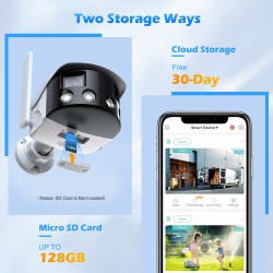 Campark SC10 2K 4MP Dual-Lens 180° Ultra-Wide View Wireless Outdoor Security Camera WIth Sound & Light Alarm Campark SC10 2K 4MP Dual-Lens 180° Ultra-Wide View Wireless Outdoor Security Camera WIth Sound & Light Alarm