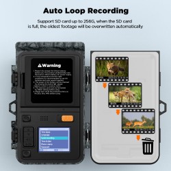 Campark TC01 4K 42MP WiFi Trail Camera Built-in 5000mAh Rechargeable Large Capacity Battery Campark TC01 4K 42MP WiFi Trail Camera Built-in 5000mAh Rechargeable Large Capacity Battery