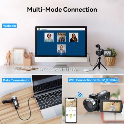 Campark AC08 3'' 4K 16 X Zoom Wifi Camcorder Video Camera With Microphone Campark AC08 3'' 4K 16 X Zoom Wifi Camcorder Video Camera With Microphone