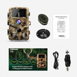 Campark T45A Upgrade Trail Camera 16MP 1080P Hunting Game Camera
