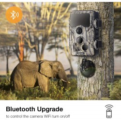 Campark T86 WiFi Bluetooth Trail Camera 20MP 1296P Game Hunting Camera