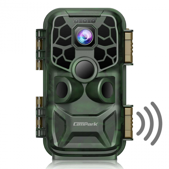 Campark T90 WiFi Trail Camera 4K Lite 24MP Bluetooth Game Camera with Night Vision Motion Activated Hunting Camera