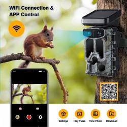 Campark TC07 4K 60MP WiFi Solar Power Dual Lens Wildlife Camera Trail Camera, The Highest-Definition & Performance Game Cam Campark TC07 4K 60MP WiFi Solar Power Dual Lens Wildlife Camera Trail Camera, The Highest-Definition & Performance Game Cam