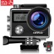 Campark X20C Action Camera Native 4K Ultra HD 20MP with EIS Stablization Touch Screen 