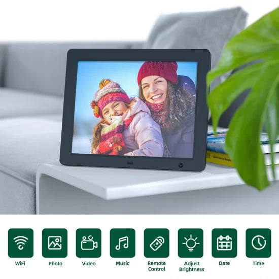 Jeemak F50 15" HD WiFi Multifunctional Digital Photo Frame With Large