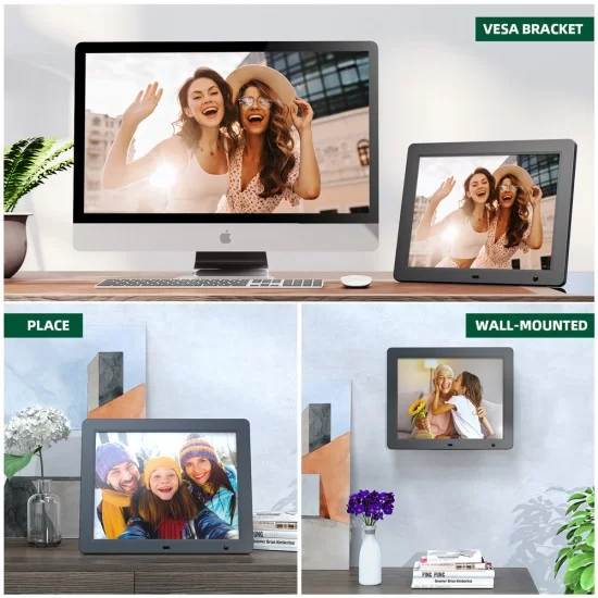 Jeemak F50 15" HD WiFi Multifunctional Digital Photo Frame With Large