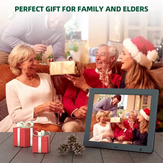 Jeemak F50 15" HD WiFi Multifunctional Digital Photo Frame With Large