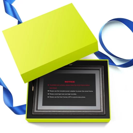 Jeemak PF02 10.1'' IPS HD Touch Screen & Detachable Wooden Digital