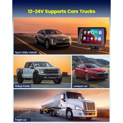 Campark RC04 7'' Wireless Car Stereo for Carplay/Android Auto Campark RC04 7'' Wireless Car Stereo for Carplay/Android Auto