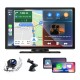 Campark RC07  9 Inch Wireless Car Stereo Apple Car Play and Android Auto with HD Touch Screen and Backup Camera, GPS & Siri