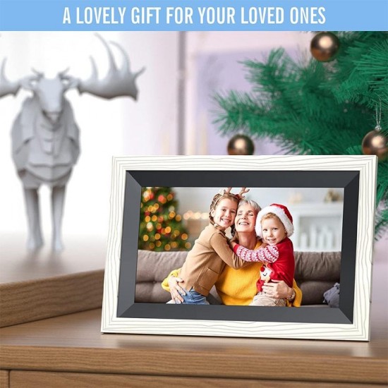 Jeemak F20A Digital Picture Frame 10.1 inch WiFi Photo Frame