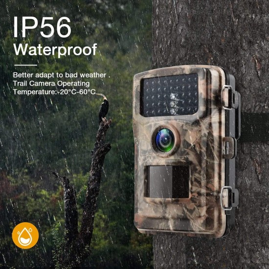 Campark T40A Trail Game Camera 12MP 1080P Waterproof Camera