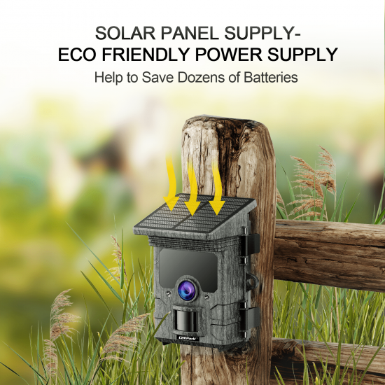 Campark T150 4K 30MP Solar Powered WiFi Bluetooth Trail Camera