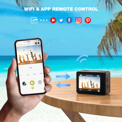 Campark X35 Action Camera 4K 24MP Wi-Fi Underwater Waterproof Camera 40M with Dual Screen Campark X35 Action Camera 4K 24MP Wi-Fi Underwater Waterproof Camera 40M with Dual Screen