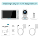 Campark BM40 Smart Night Vision 4.3 inch Split Screen Video Baby Monitor