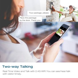 Campark DB20 WiFi Video Doorbell Camera with Night Vision Campark DB20 WiFi Video Doorbell Camera with Night Vision