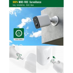 Campark AP35 Wireless Outdoor Security Camera, Rechargeable Surveillance Camera, Battery Powered Cameras for Home Security Campark AP35 Wireless Outdoor Security Camera, Rechargeable Surveillance Camera, Battery Powered Cameras for Home Security